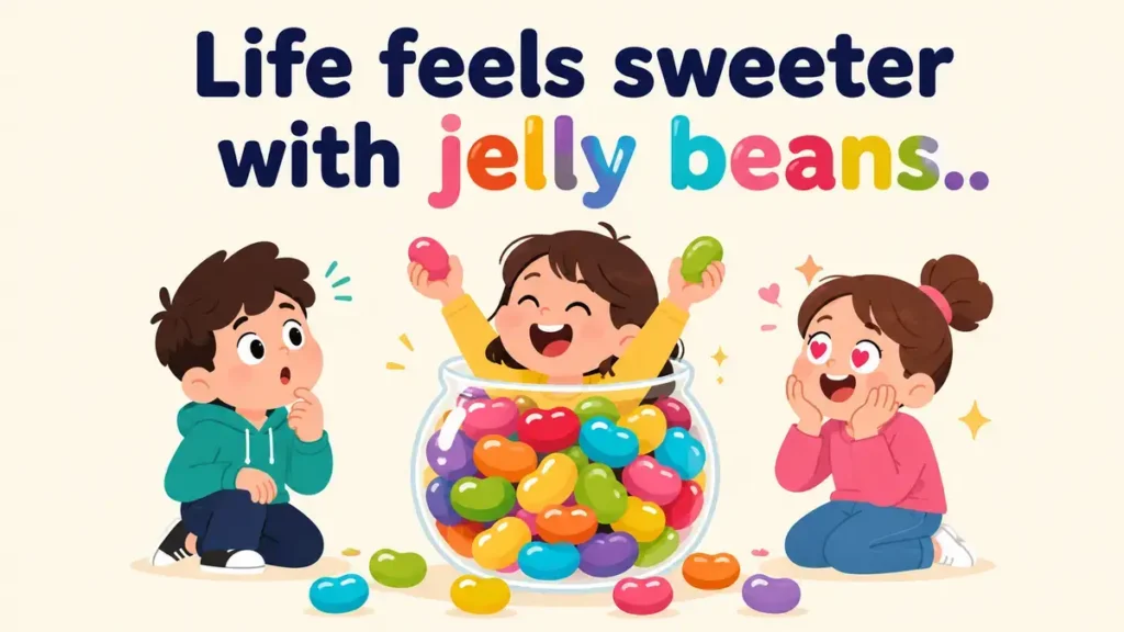 Life feels sweeter with jelly beans.