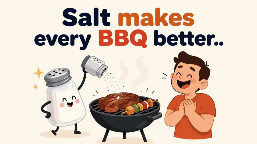 Salt makes every BBQ better.