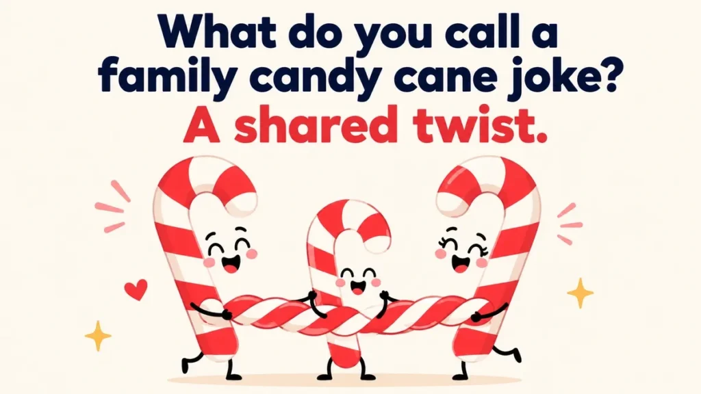 What do you call a family candy cane joke? A shared twist.