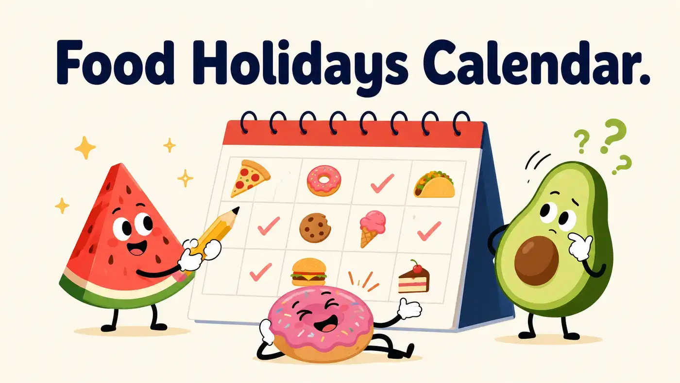 Food Holidays Calendar