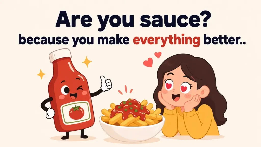 Are you sauce? because you make everything better.