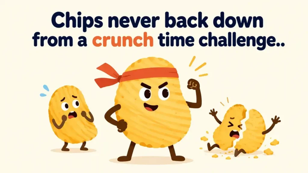 Chips never back down from a crunch time challenge.