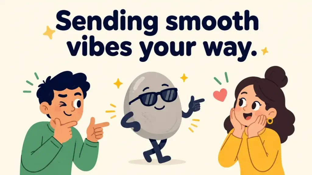 Sending smooth vibes your way.