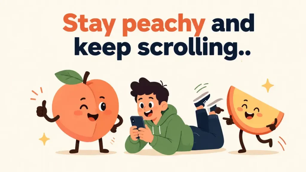 Stay peachy and keep scrolling.