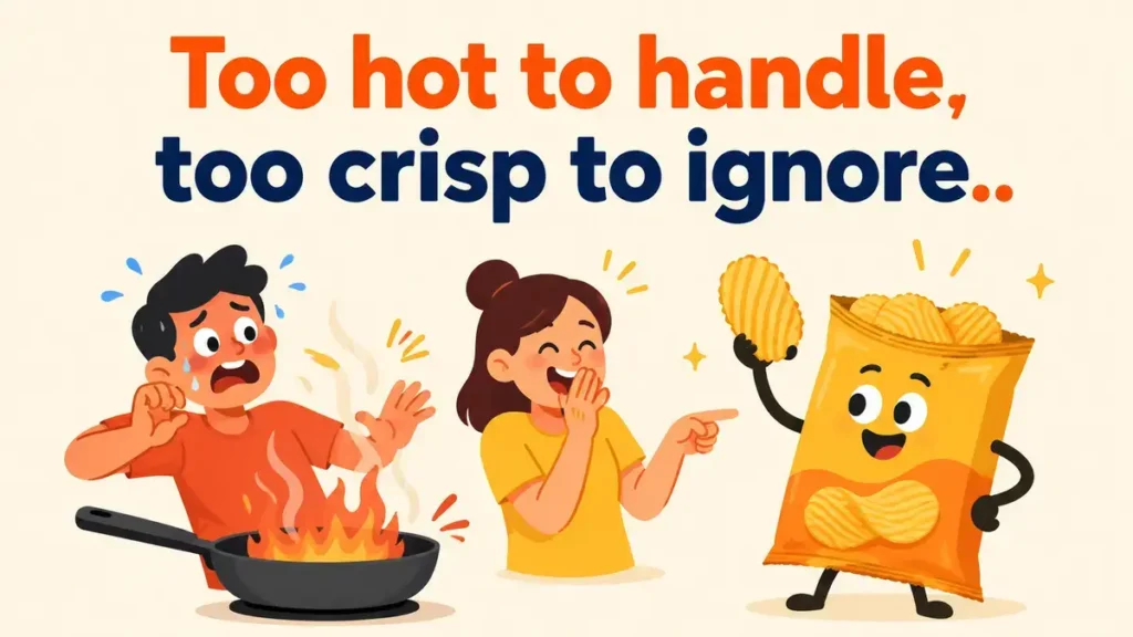 Too hot to handle, too crisp to ignore.