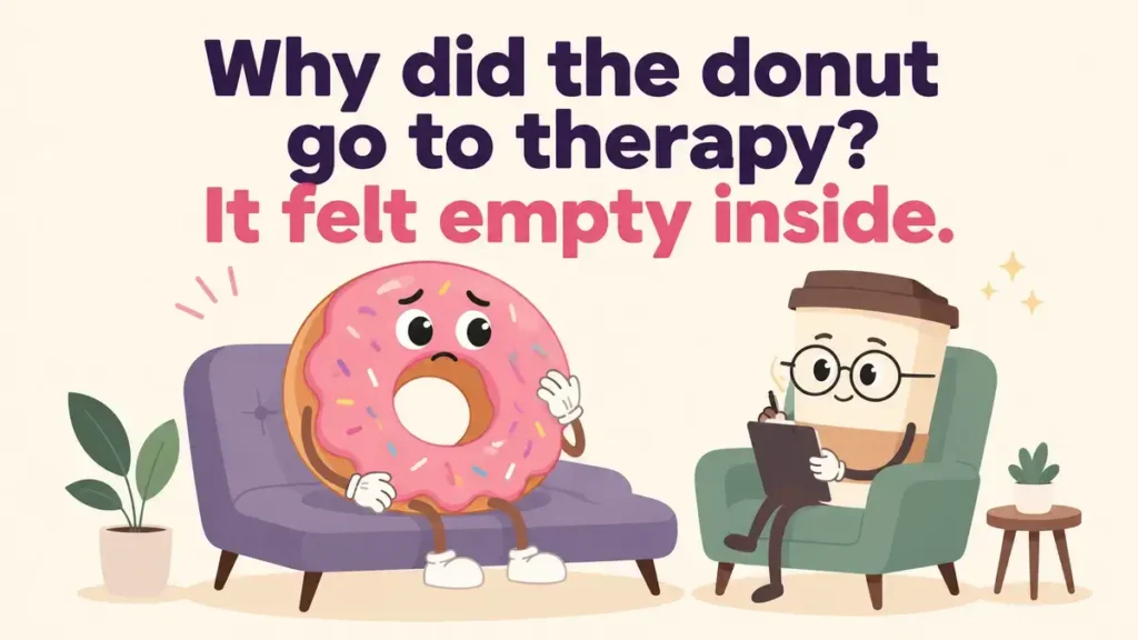 Why did the donut go to therapy? It felt empty inside.